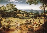 BRUEGEL, Pieter the Elder Haymaking oil painting reproduction